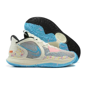 nerzkyrie low 5 ep欧文5low低帮白蓝黄男子低帮气垫实战耐磨篮球鞋黑