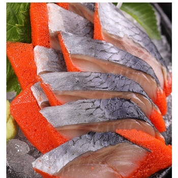 鲜船长希鲮西鳞海鲜红黄色刺身寿司日料伴侣昌盛隆4红