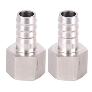 304不锈钢内丝宝塔接头加厚高压内螺纹水管气管皮管软管接头4分g181分