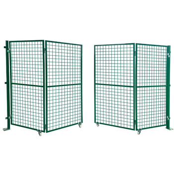 中吉万兴 铁丝网门护栏网门仓库车间折叠门简易门庭院篱笆菜园围栏网