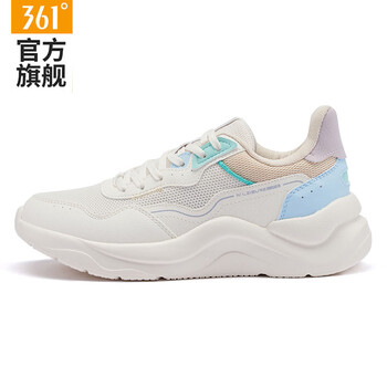 361女鞋运动鞋女2024夏季新款网面透气跑步鞋子软底小白鞋休闲老爹鞋