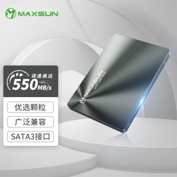 铭瑄（MAXSUN）256GB SSD固态硬盘SATA3.0接口 终结者系列 电脑升级高速读写版