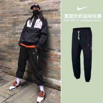 耐克（NIKE） 男裤2024春季新款运动休闲运动裤针织小脚长裤加厚卫裤CK6366 CK6366-027 L