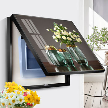 电表箱装饰画免打孔现代简约遮挡总开关电闸盒配电箱客厅餐厅挂画