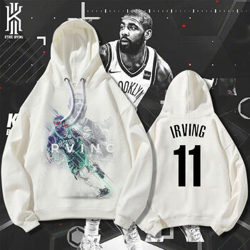 supnba21欧文11号球衣篮网队德鲁大叔周边同款衣服男女运动卫衣长袖