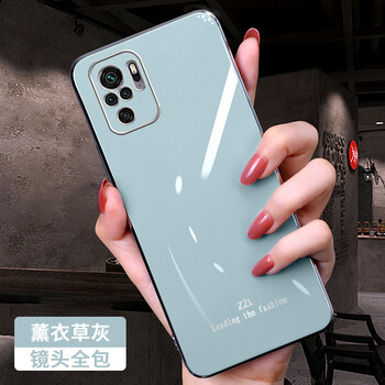 dvujvs适用于红米note10手机壳5g新款网红男女潮牌nt104g直边电镀软壳