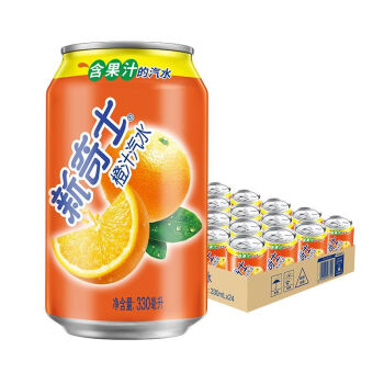 新奇士橙汁汽水330ml(24罐装)【图片 价格 品牌 报价】