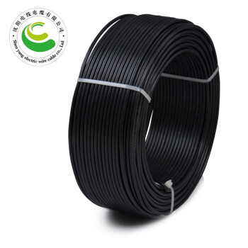 沈阳电线电缆有限公司-ZR-BV-450/750V- 1.0mm²国标铜芯电线阻燃单芯硬线-95米捆-黑色