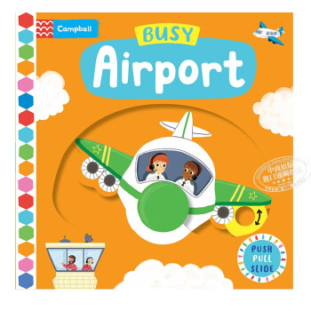 【中商原版】繁忙飞机场（新版）英文原版 Busy Books： Busy Airport 纸板书