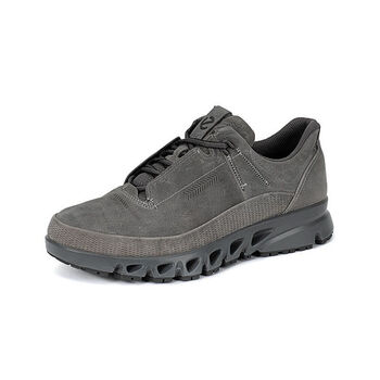 爱步ecco休闲男鞋新款潮鞋秋冬季运动鞋翱翔omnivent880124深灰色牦牛