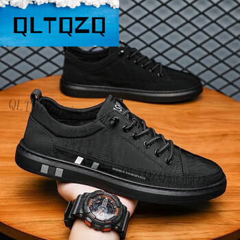 qltqzq新华城鞋子市场福建晋江男鞋莆田板鞋休闲板鞋温州惠州鞋黑色41