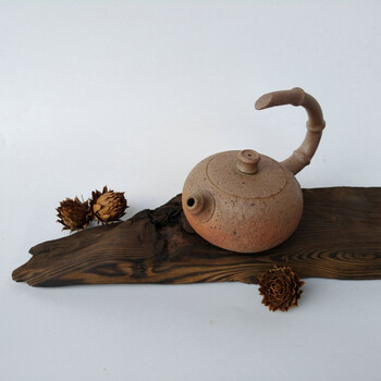 2022新款荥经砂器茶具雅安荥经黑砂锅沙器茶具茶壶纯手工新品粗砂窑变