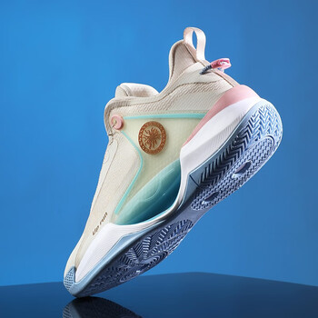 enshen)欧文6篮球鞋男款减震回弹耐磨摩擦有声音初中生免系鞋带跑步鞋