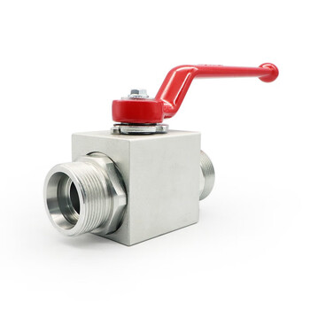 高压球阀液压阀门khb-12lr 轻型20sr重型锥密封式卡套液压阀开关 khb