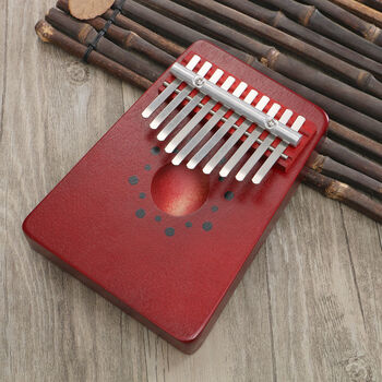 卡林巴拇指琴10音初学者指姆琴非洲手指琴儿童奥尔夫早教便携乐器10音