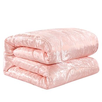 老祥门纯手工蚕丝被冬被10斤桑蚕丝被子被芯加厚保暖春秋被单双人提花