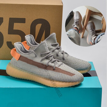 椰子鞋350灰珍珠满天星夏季新款透气灰火山男女同款鞋潮 350欧洲限定