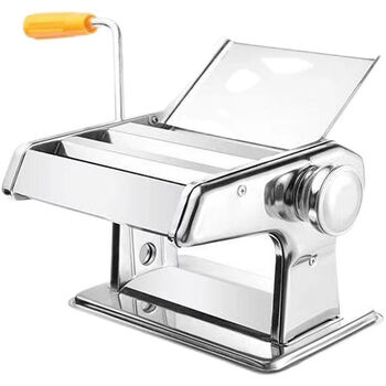 面条机家用压面机手动不锈钢小型多功能擀面机饺子馄饨本色基础款无刀