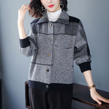 淳骏女士衣服时尚女装30岁二八月春秋款外套女新款宽松洋气高贵搭上衣