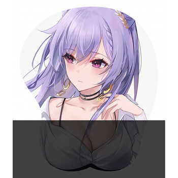 肥宅立体鼠标垫定制3d胸鼠标垫美女二次元立体超大胸原神碧蓝航线游戏