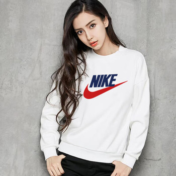 nike nike耐克卫衣男女2022秋冬新款套头印花宽松大码运动休闲加绒