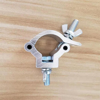 定制十字铝合金扣件脚手架钢管十字旋转夹扣万向快装圆管货架连接扣件