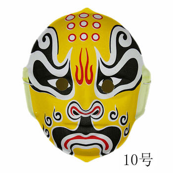 远燕万圣节舞会手绘中式京剧面具变脸儿童京剧脸谱面具装饰10