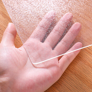 芍萌【台面胶垫】餐边柜透明桌布电视柜软玻璃pvc防水防油免洗防烫长