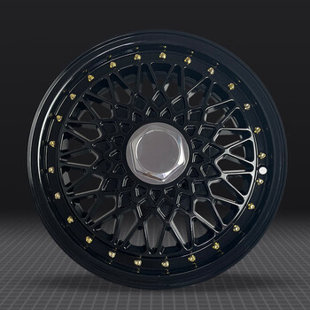 杰派洛15寸16寸爆龟复古改装轮毂老捷达普桑 五菱mini北斗星宽边轮毂