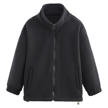 曹绅caoshen安踏踏新款秋冬摇粒绒男外套卫衣冬季加厚时髦洋气男女宝