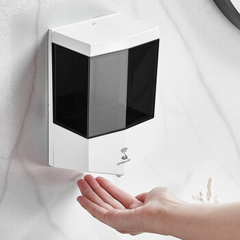 自动感应泡沫皂液器酒店厕所洗手液家用卫生间壁挂式智能洗手液瓶gwt
