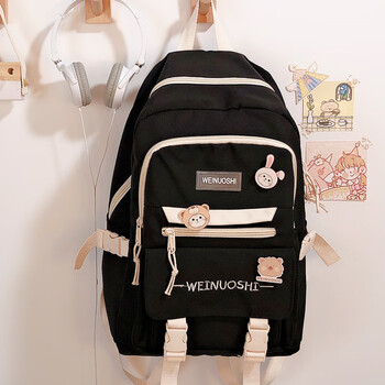 代树书包高中大容量高颜值女高中生耐脏初一孩韩系深色初中生超包初中