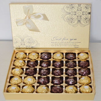 费列罗金莎黑莎巧克力30颗 普通快递