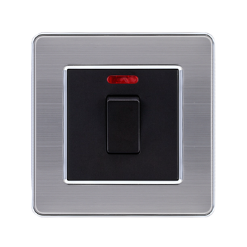 带指示灯20a大功率开关面板双断电源空调电热水器曲架大电流开关