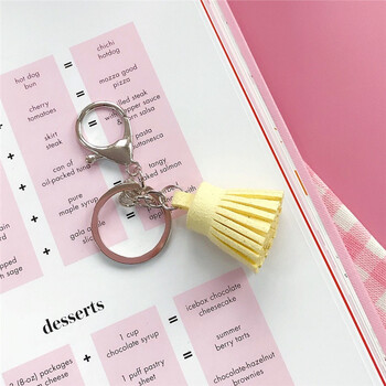 日韩可爱少女心彩色流苏挂件钥匙扣包包挂饰品笔袋零钱包吊坠学生 1