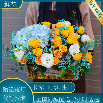 花乐康语七夕鲜花速递玫瑰花 百合向日葵鲜花长辈生日礼物送朋友领导北京上海广州成都西安武汉 晨曦 1朵绣球 25朵黄玫瑰 5香槟玫瑰 图片价格品牌报价 京东