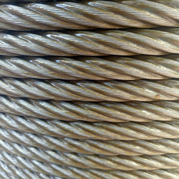 钢丝绳拉绳6mm8mm10mm12mm14mm黑色涂油钢丝绳吊机提升机卷扬机用钢丝