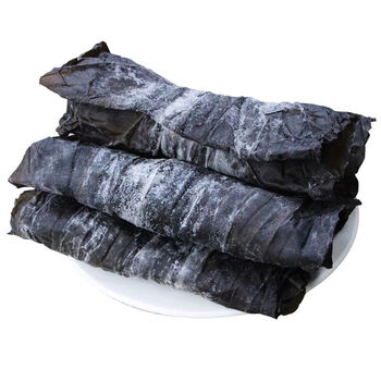 福建南日岛厚干海带卷新鲜海带片无沙整条海带干批发 南日岛海带卷(整