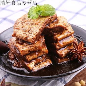 口水娃素牛排500g手撕素肉辣条麻辣网红解馋小零食小吃休闲食品盒装