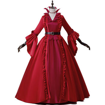 第五人格cos服红夫人cos服玛丽女王欧风洋装儿童cospaly服装女 4月8日发完 红夫人衣服 纹身贴加指甲贴加裙撑