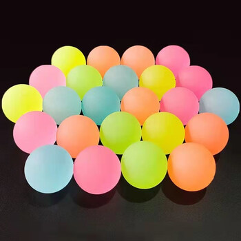 绿野客儿童弹力球49号60夜光球特大弹力球儿童礼物弹弹球玩具扭蛋机跳