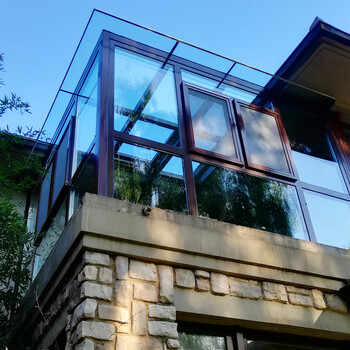 玻璃房阳台玻璃房怎么设计院子装钢化玻璃农村自建房玻璃绿晟60系列