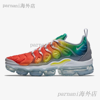 耐克nike跑步鞋airvapormaxplus男款全新彩虹渐变色气垫运动休闲鞋