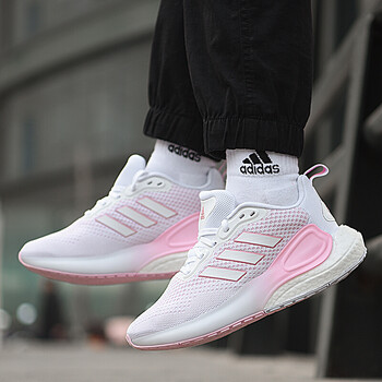adidas阿迪达斯官网女鞋2021秋冬季新款跑步时尚休闲鞋透气缓震跑步鞋