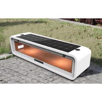 澳颜莱户外太阳能充电座椅太阳能智慧座椅户外充电座椅光伏座椅公园太