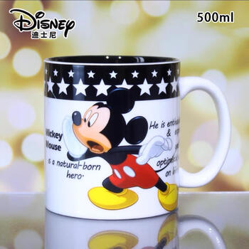 迪士尼(disney)迪士尼米奇米妮陶瓷杯七夕情人节送男女朋友新婚情侣对