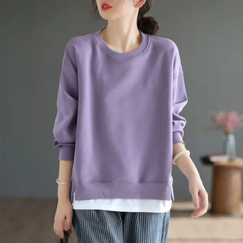 棉恒胖妹妹大码卫衣女宽松型200斤300斤春秋季加肥加大码上衣小个子