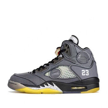 air aj5 x  ow联名黑蝉翼3m郭艾伦奥利奥流川枫男篮球鞋 黑禅翼 40