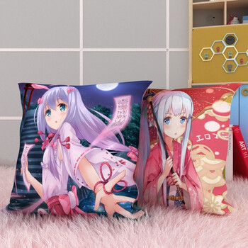抱枕靠坐垫午套来图定制diy动漫周边二次元汽车和泉纱雾枕套枕芯45x45