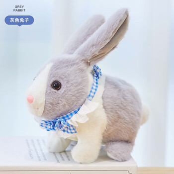 玩具乐器>毛绒布艺>动物玩偶公仔>绿野客>绿野客儿童小兔子毛绒玩具